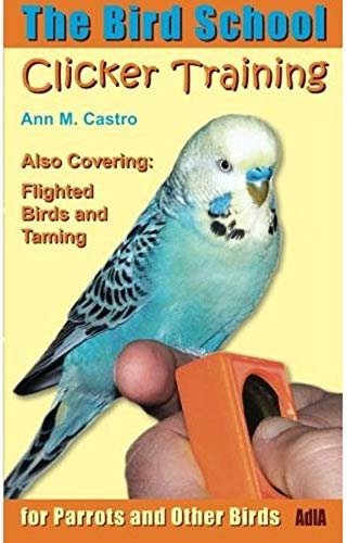 Parrot training book with clicker